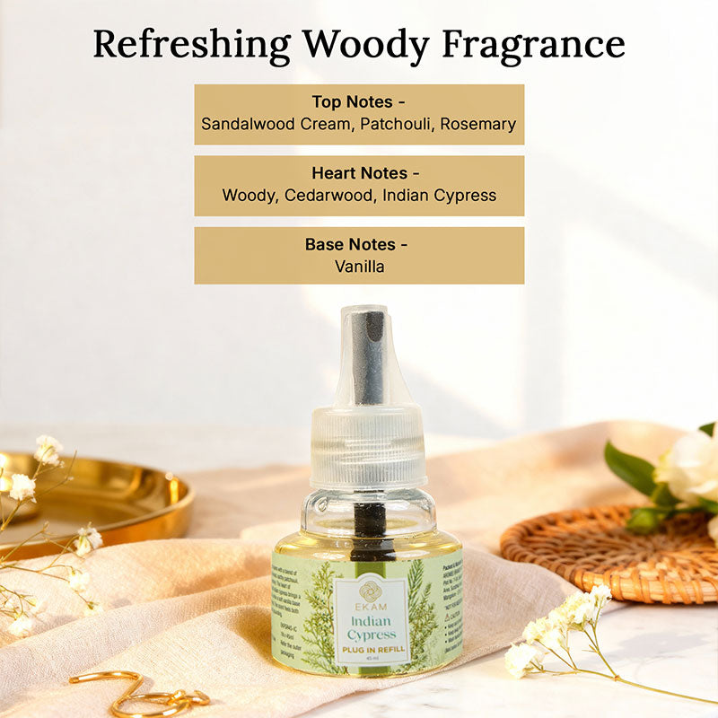 Indian Cypress Plug In Air Freshener Refill| 45ml