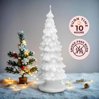 Vanilla Peppermint Scented Christmas Tree Candle (90 g)