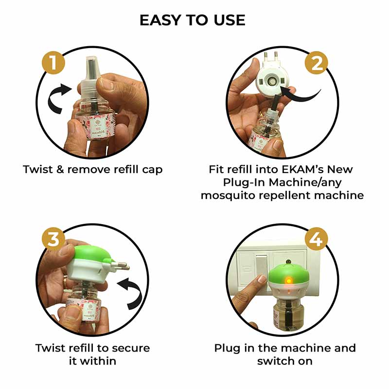 Woody Scented Plugin Air Freshener Refill Pack of 3| 45ml Each