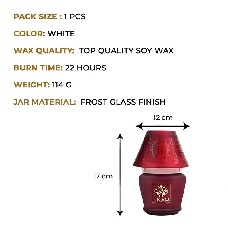 Cranberry Lampshade Scented Candle