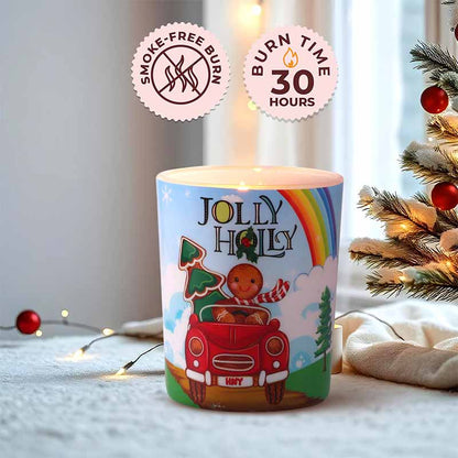 Vanilla Gingerbread Christmas Single Wick Scented Candle (199 g)