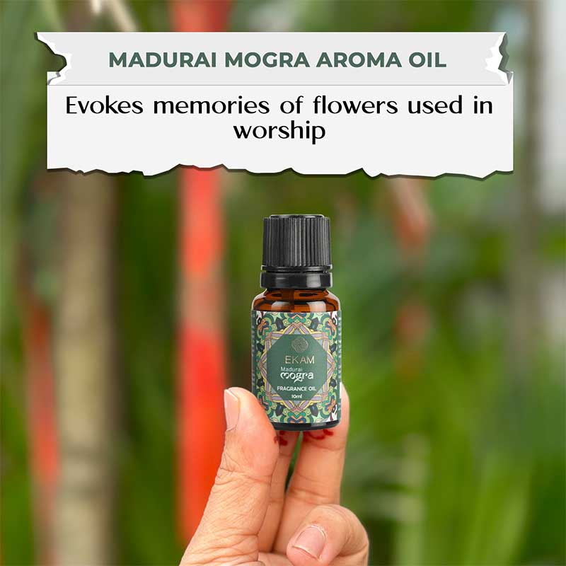 Madurai Mogra Fragrance Oil, 10ml
