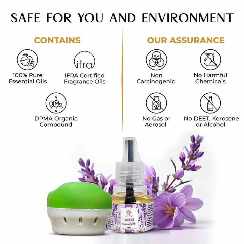 Lavender Scented Plug-In Air Freshener Kit