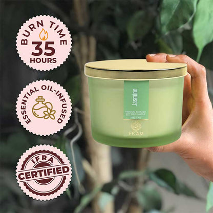 Jasmine 3 Wick Scented Candle