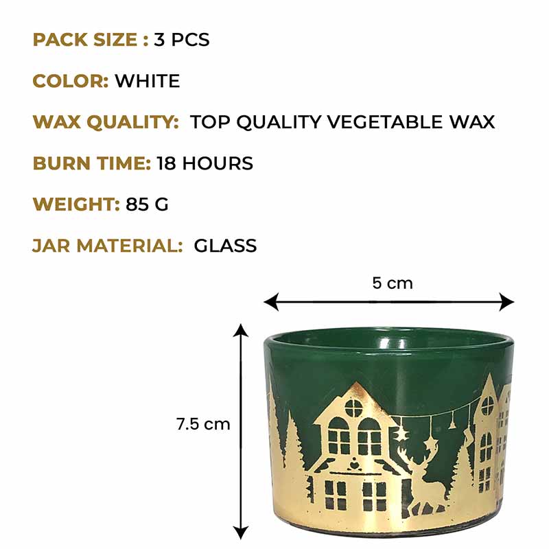 Christmas Combo - Scented Bowl (810 g) &amp; Scented Votive (450 g) Candles