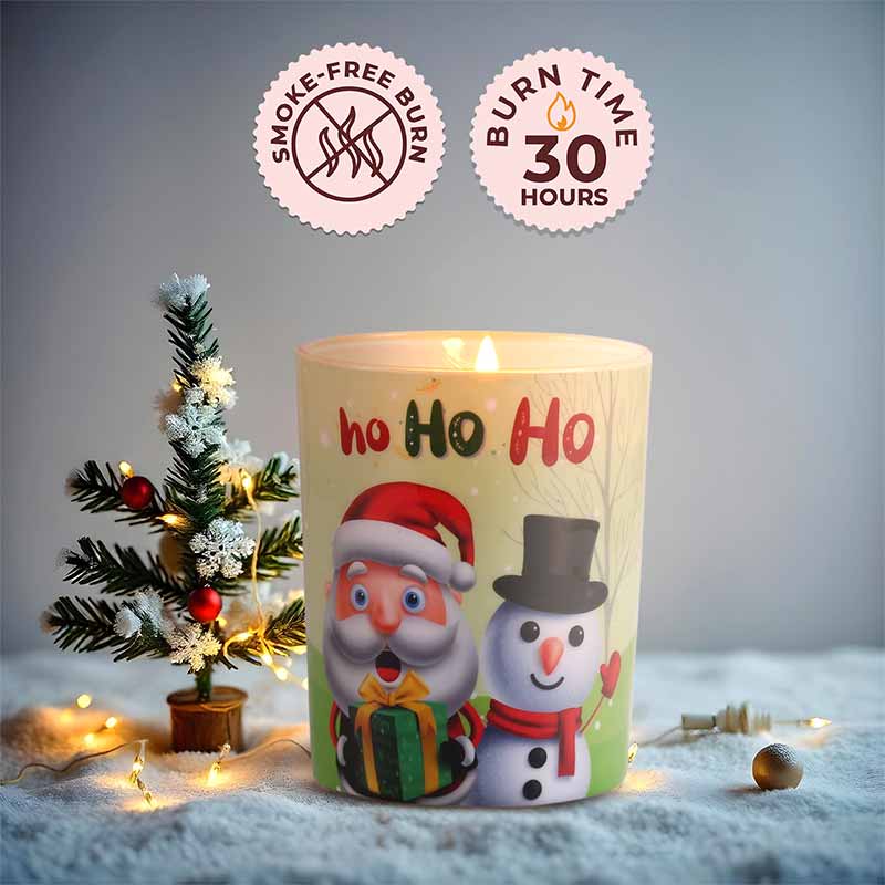 Cinnamon Roll Christmas Single Wick Scented Candle (199 g)