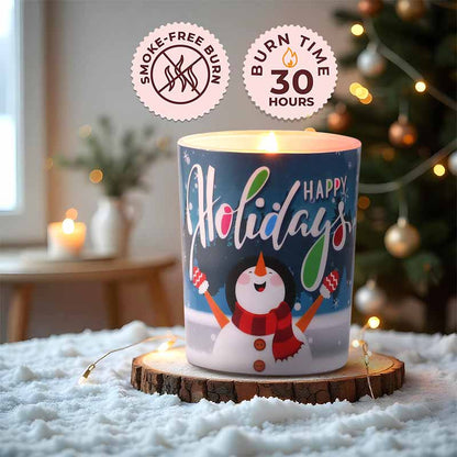 Winter Nights Christmas Single Wick Scented Candle (199 g)