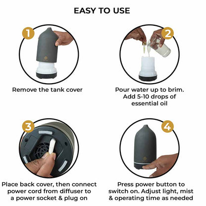 Aroma Diffuser YX-TC-202 (BLACK)