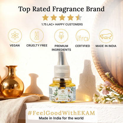 White Tea &amp; Peony Plug In Air Freshener Refill| 45ml