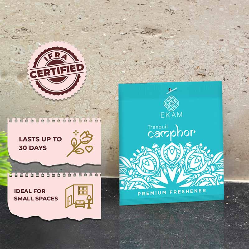 Combo Pack of 5 Tranquil Camphor Scented Sachets