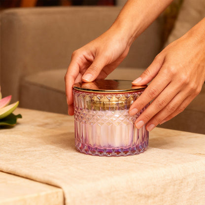 Sacred Lotus 3 Wick Luxe Candle