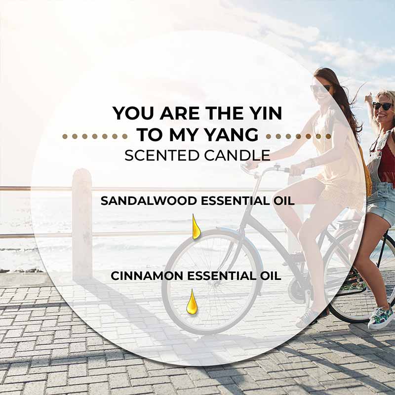 You are the Yin to my Yang Scented 3 Wick Candle