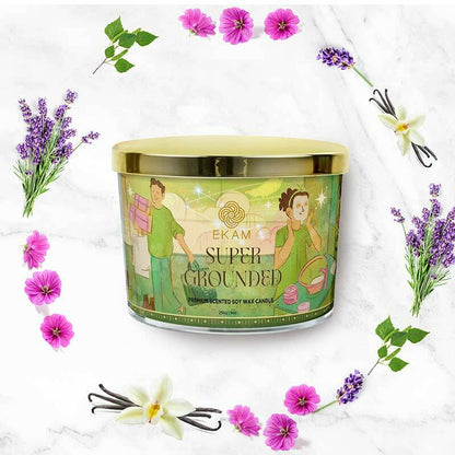 Super Grounded Scented 3 Wick Candle