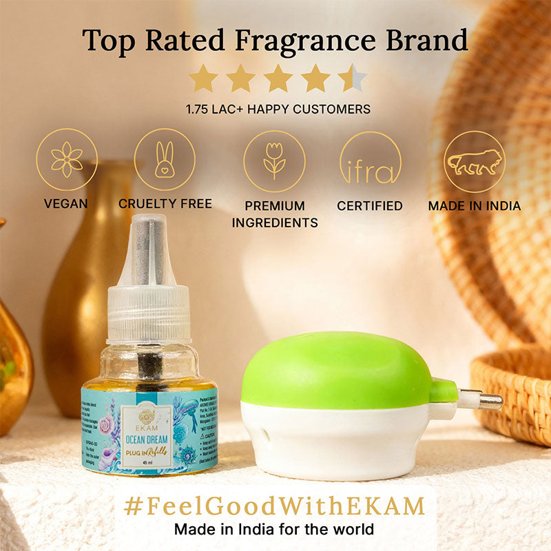 Ocean Dream Scented Plug In Air Freshener Kit