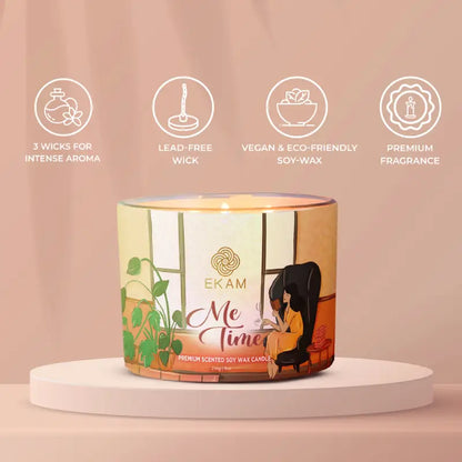 Me Time Scented 3 Wick Candle