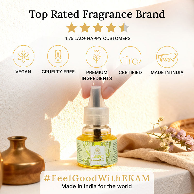 Lemongrass Scented Air Freshener Plug-In Refill - 45 ML