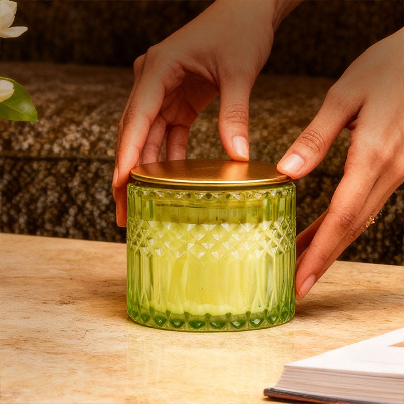 Jewelled Jasmine 3 Wick Luxe Scented Candle