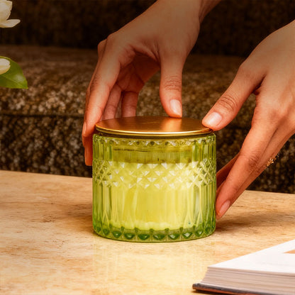 Jewelled Jasmine 3 Wick Luxe Scented Candle