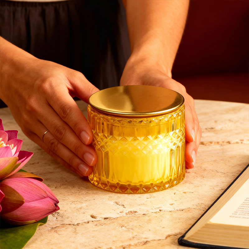 Divine Abhishekam 3 Wick Luxe Scented Candle