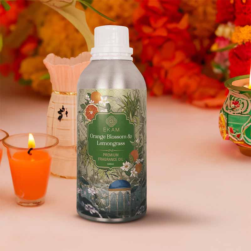 Orange Blossom &amp; Lemongrass Concentrate Fragrance Oil, 500 ml