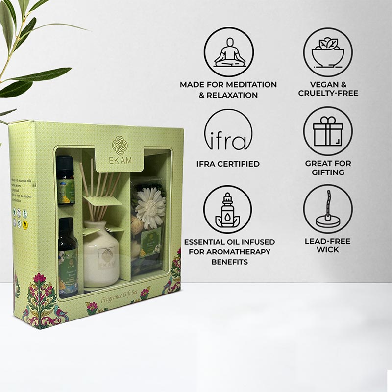 Jasmine &amp; Freesia Reed Diffuser &amp; Potpourri Gift Set