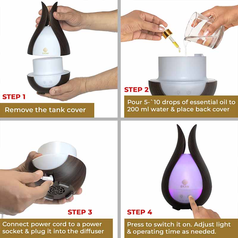 YX263-Dark Wood Aroma Diffuser