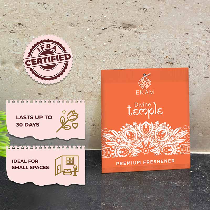 Combo Pack of 5 Divine Temple Scented Sachets