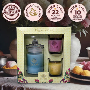 3 Pack Candle Gift Set | Honey &amp; Lemon,  Ocean Dream &amp; Clary sage