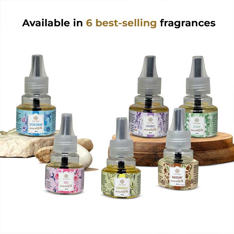 Lemongrass Scented Plug In Air Freshener Kit