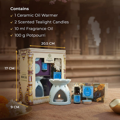 Mogra Scented Fragrance Gift Box | Festive Stone Palace Collection, 2025-26