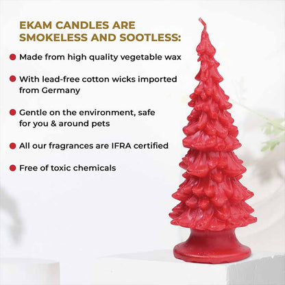 Candy Apple Scented Christmas Tree Candle (90 g)