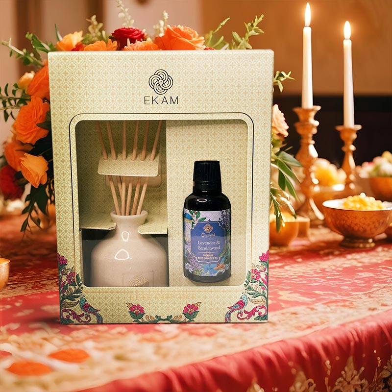 Lavender &amp; Sandalwood Reed Diffuser Set