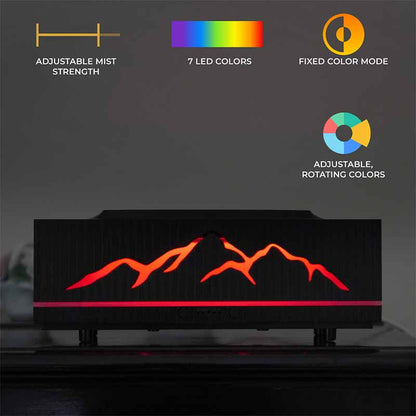 YX2201S-Black Flame Aroma Diffuser