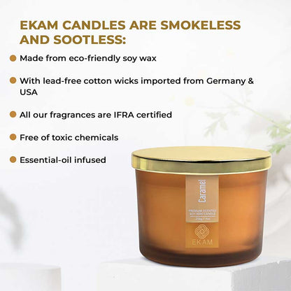 Caramel 3 Wick Scented Candle