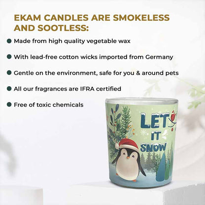 Let It Snow Scented Christmas Votive Candle (43 g)