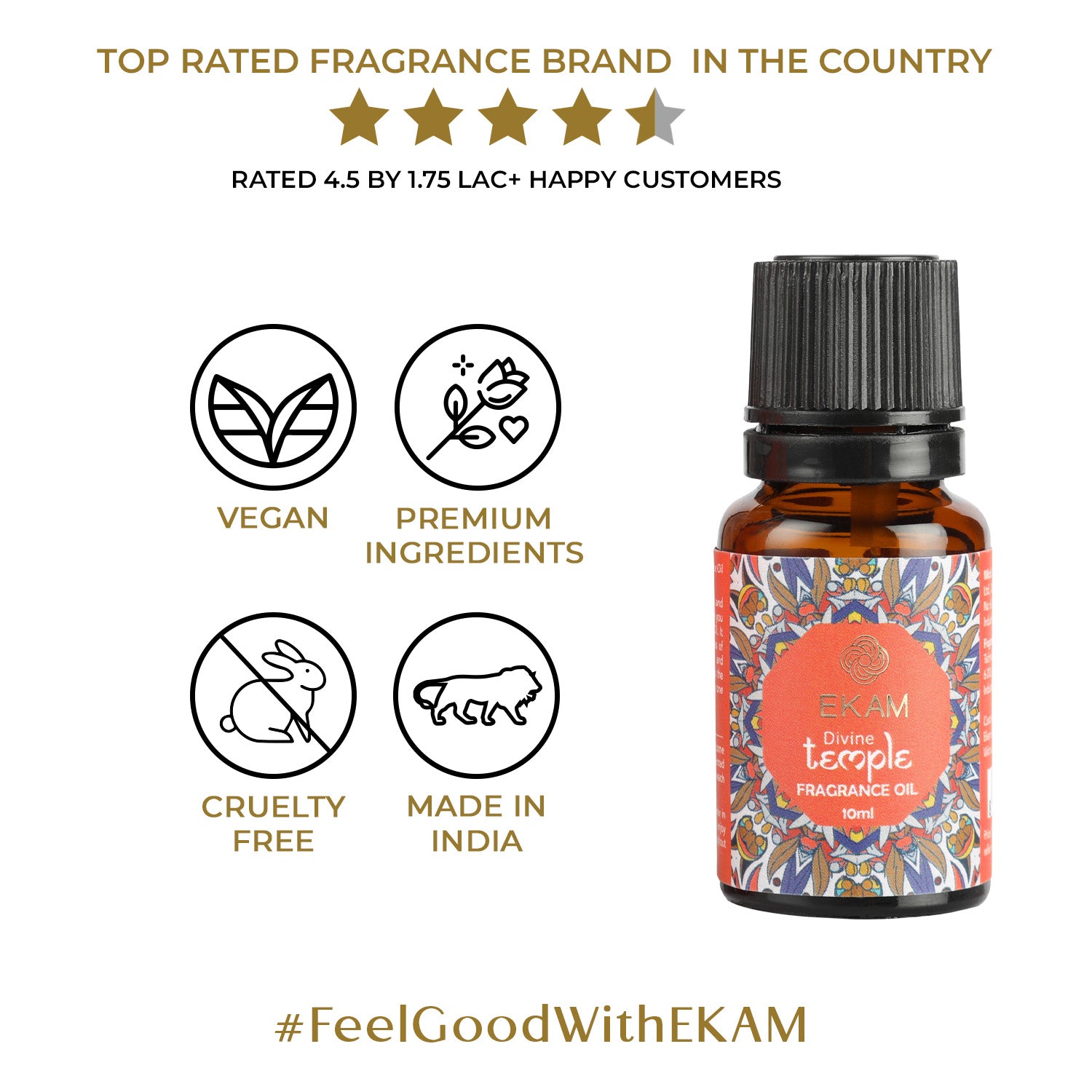 Divine Temple Bloom Fragrance Oil, 10 ml