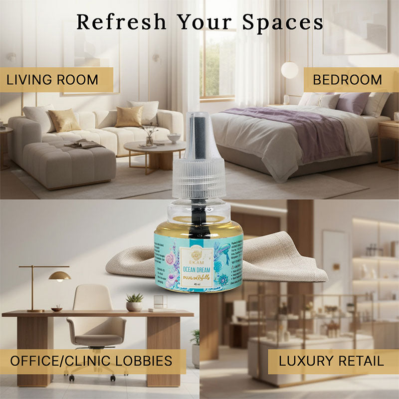 Ocean Dream Scented Plug In Air Freshener Kit