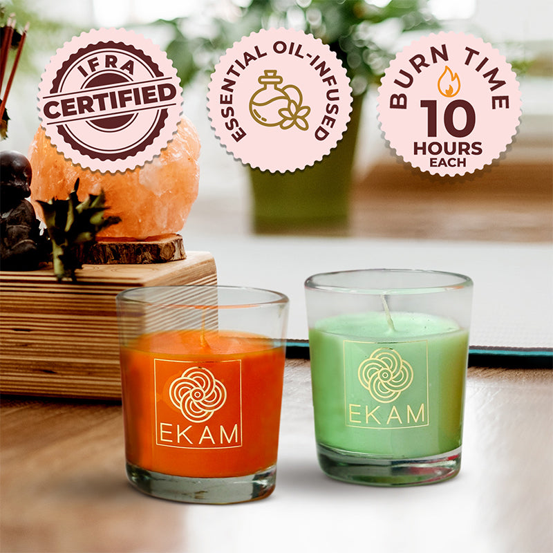 2 Pack Candle Gift Box |  Jasmine &amp; Lime Mandarin