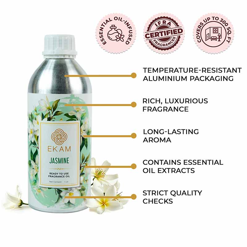 Jasmine Ready To Use Fragrance Oil, 1 Litre