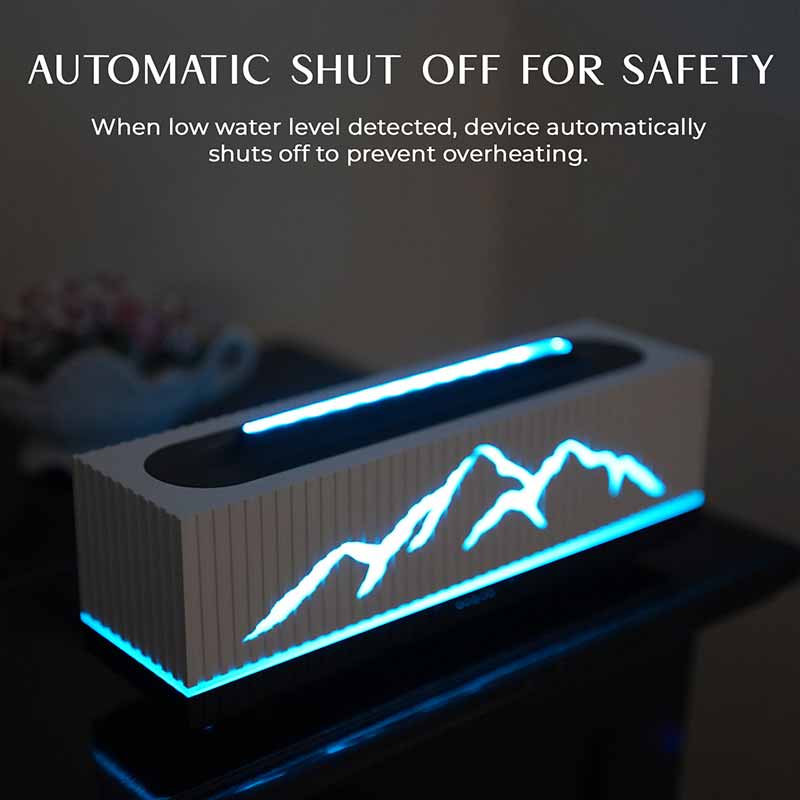 YX2201S-White Flame Aroma Diffuser