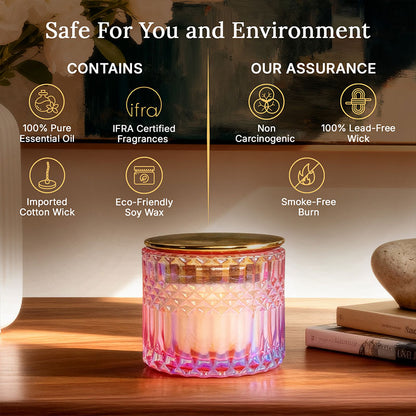 Sacred Lotus 3 Wick Luxe Candle