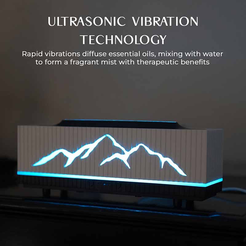 YX2201S-White Flame Aroma Diffuser