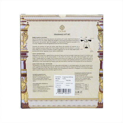 Mogra Scented Fragrance Gift Box | Festive Stone Palace Collection, 2025-26