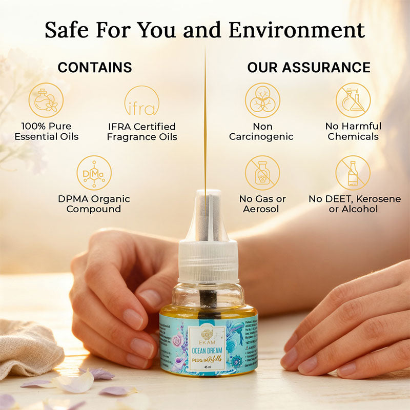 Ocean Dream Scented Plug In Air Freshener Kit