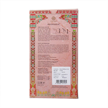 Rose Scented Reed Diffuser Gift Set| Festive Pink Haveli Collection, 2025-26