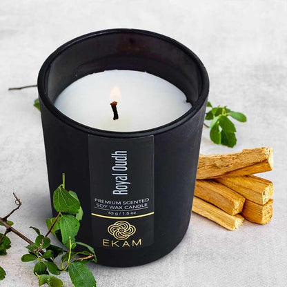 Royal Oudh Shot Glass Scented Candle