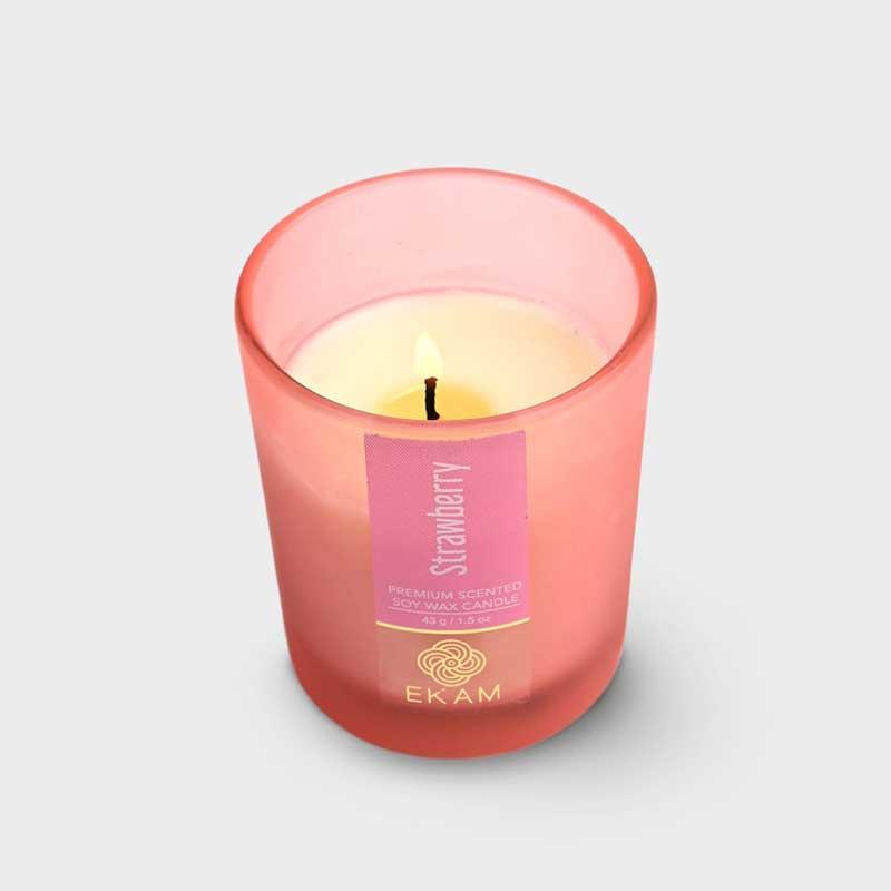 Strawberry Shot Glass Scented Candle