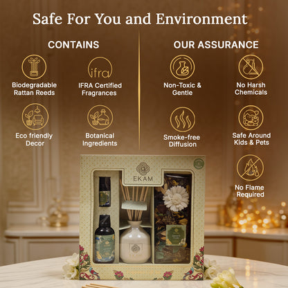 Jasmine &amp; Freesia Reed Diffuser &amp; Potpourri Gift Set
