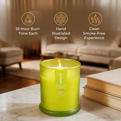 Lemongrass Ring Jar Scented Candle