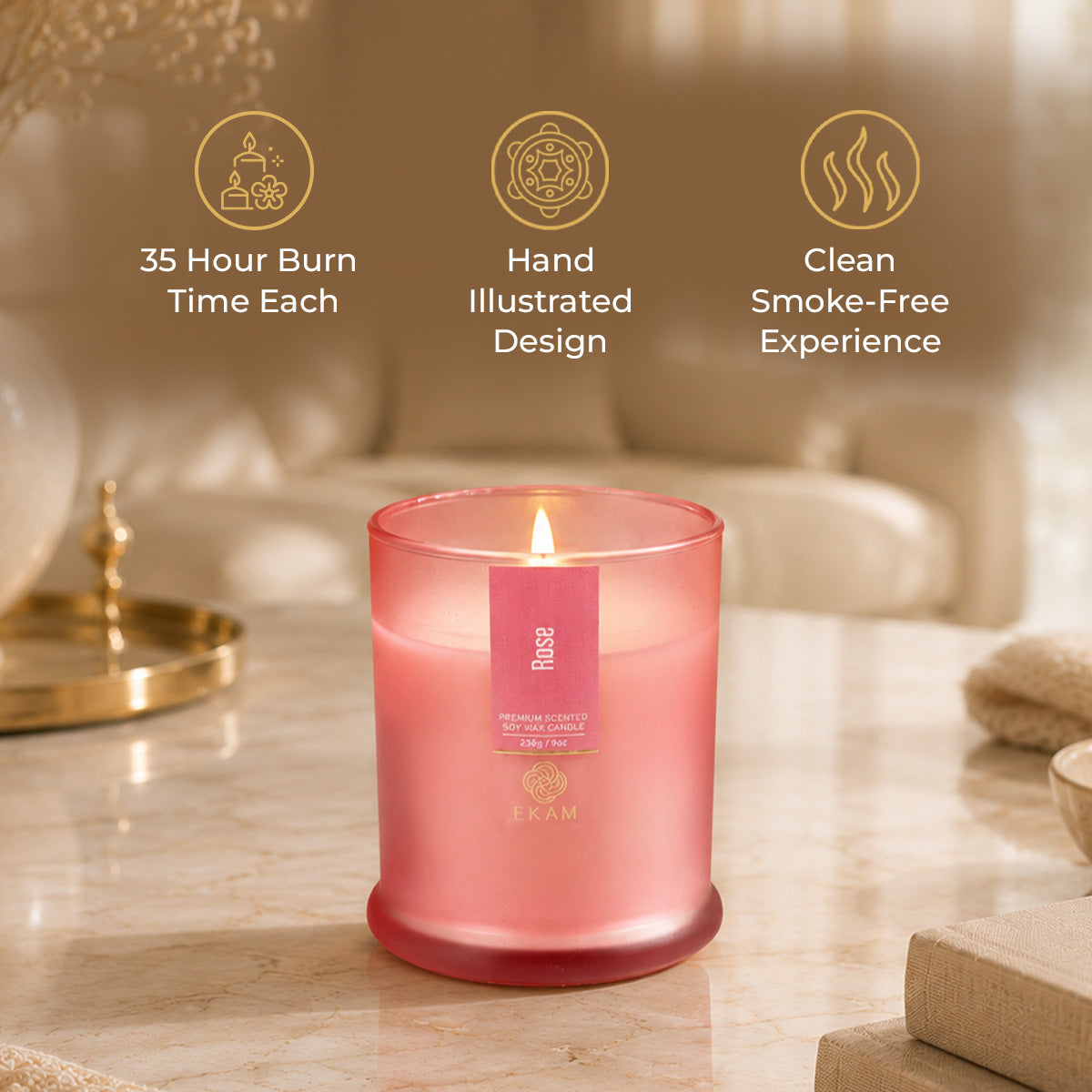 Rose Ring Jar Scented Candle
